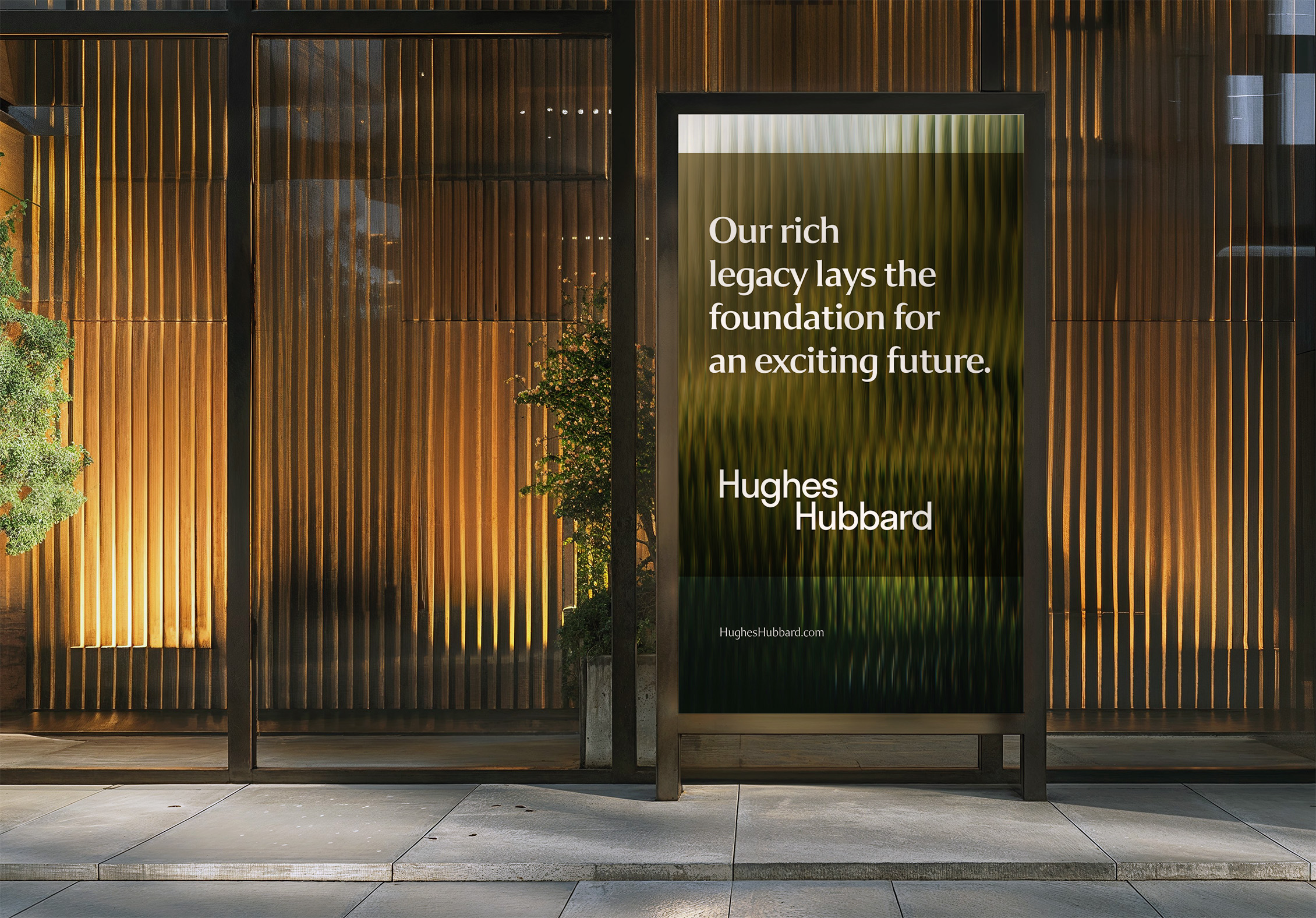 Hughes Hubbard visual identity