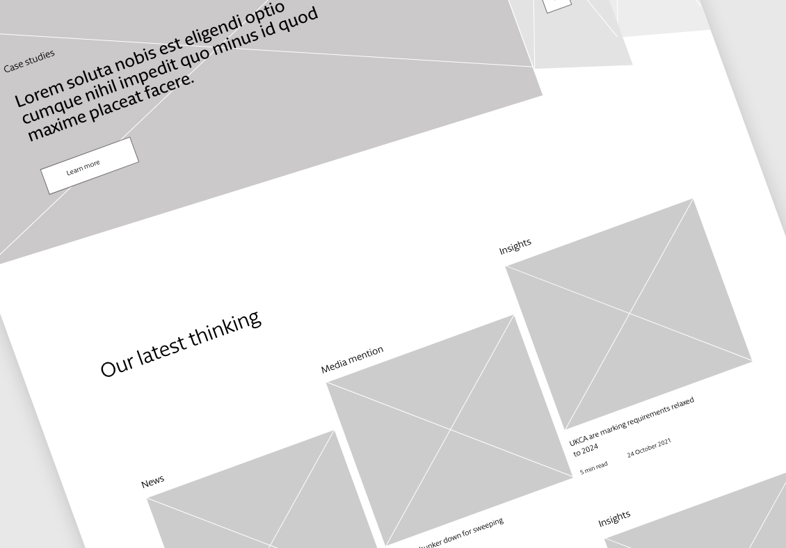 Proposed Hogan Lovells web layout