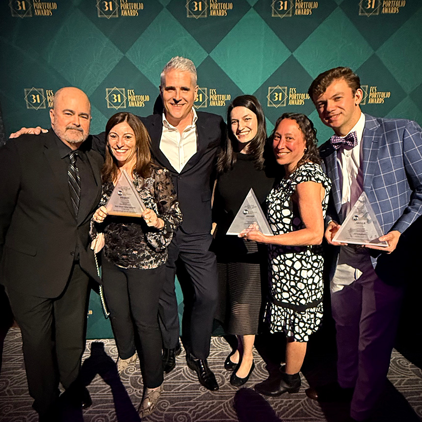 FCS award winners Living Group team